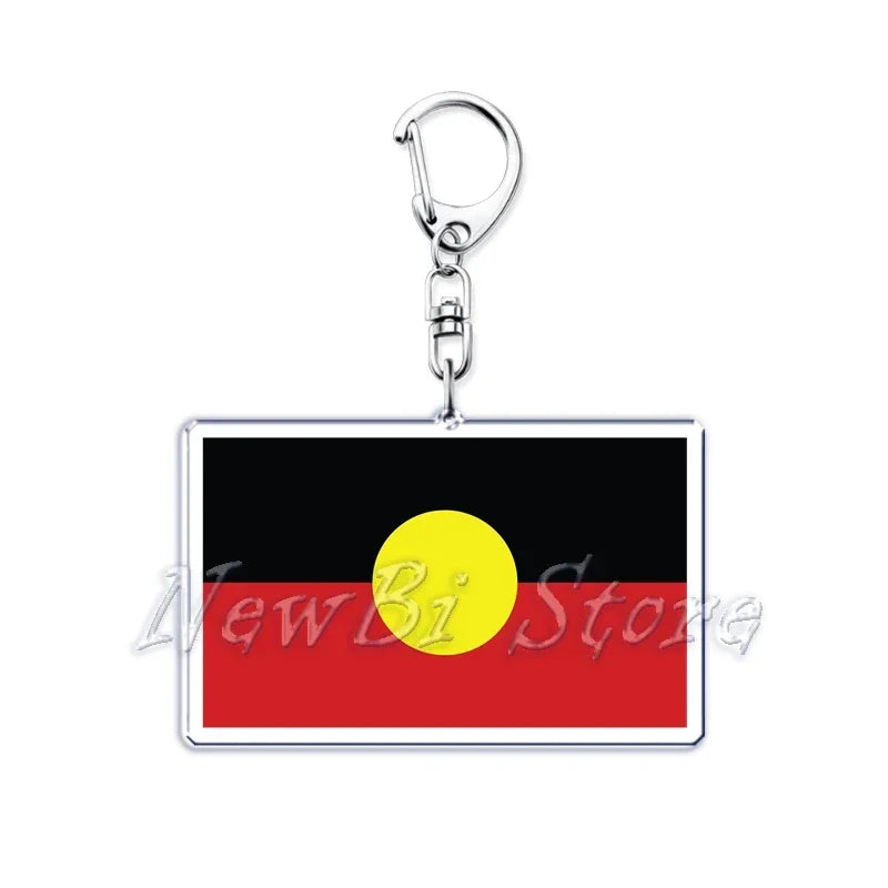 Country Flags Key Chain Keychains Ring for Accessories Bag Pendant American Britain Korean Korean Keyring Jewelry Fans Gifts