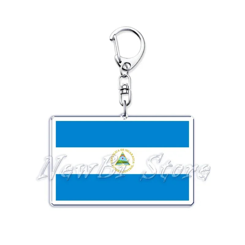 Country Flags Key Chain Keychains Ring for Accessories Bag Pendant American Britain Korean Korean Keyring Jewelry Fans Gifts