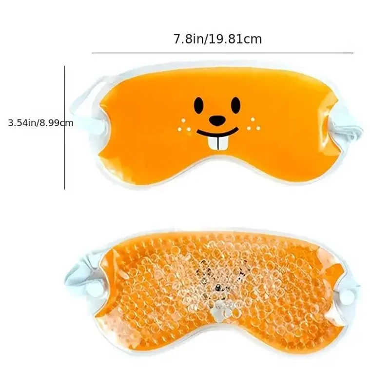 Beauty eye mask with dual use of cold and hot compress, eye mask with heating to relieve eye fatigue, non pressure eye ice pack