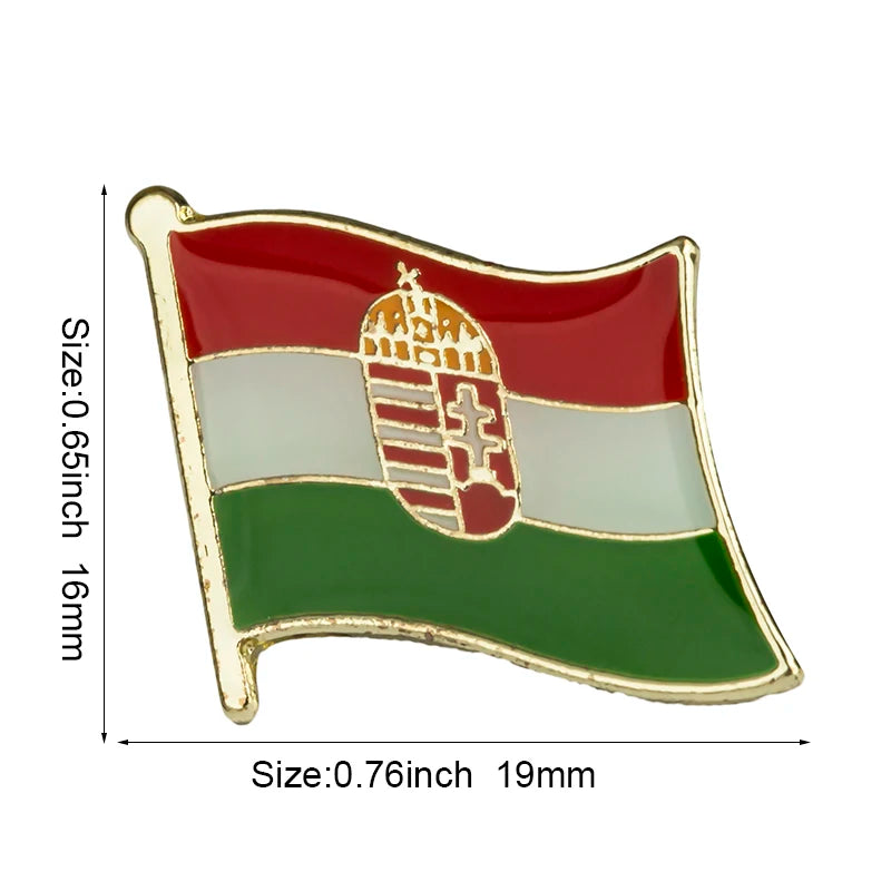 Flag Pins Country Flag Badge Flag Brooch National Flag Lapel Pin International Travel Pins Collections