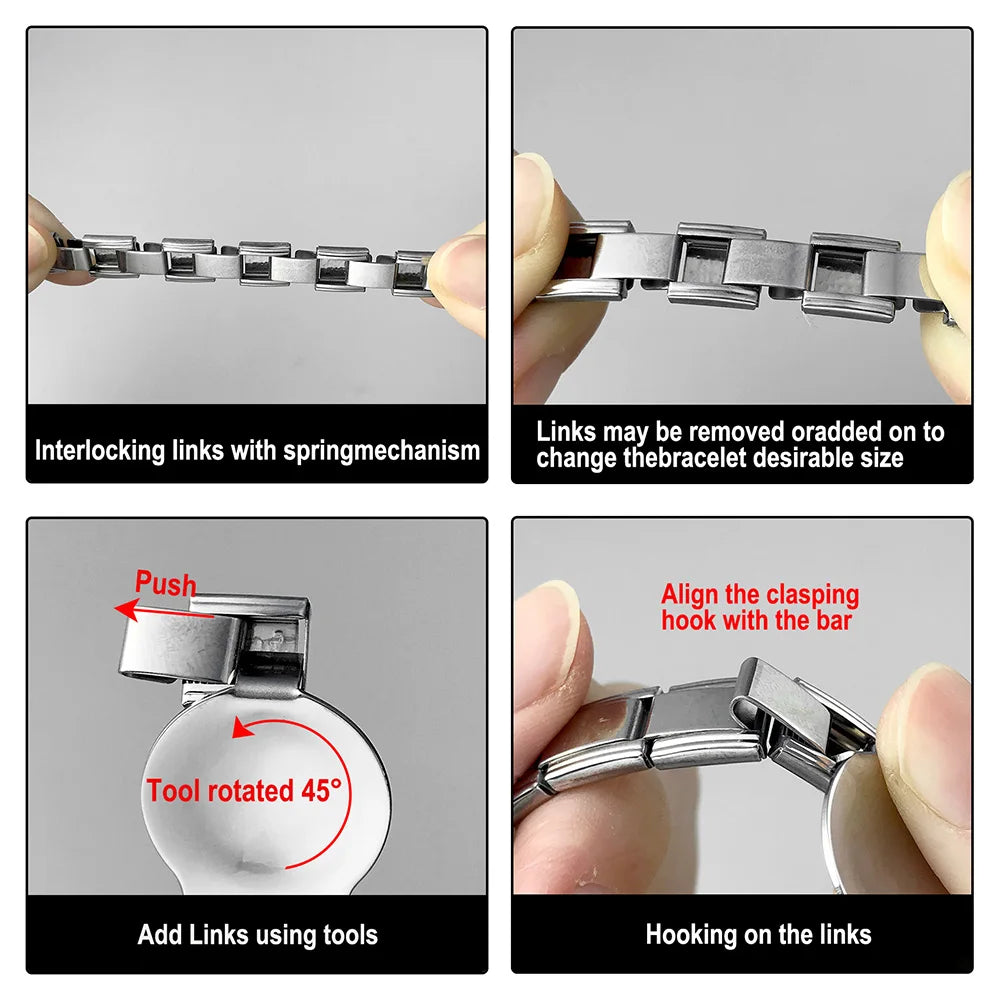 1pc Elastic Charm Chain World National Flag Italian Link fit 9mm Stainless Steel Bracelet DIY Making Jewelry Gifts Accessories