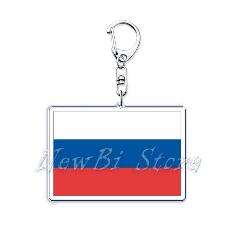 Country Flags Key Chain Keychains Ring for Accessories Bag Pendant American Britain Korean Korean Keyring Jewelry Fans Gifts