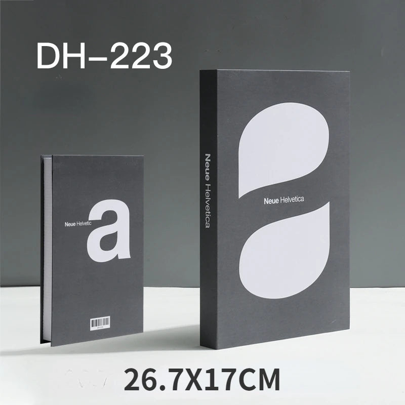 Fashion Fake Books Decoration Luxury Decorative Book Designer Living Room Decoration Simulation Books Home Decor Gifts