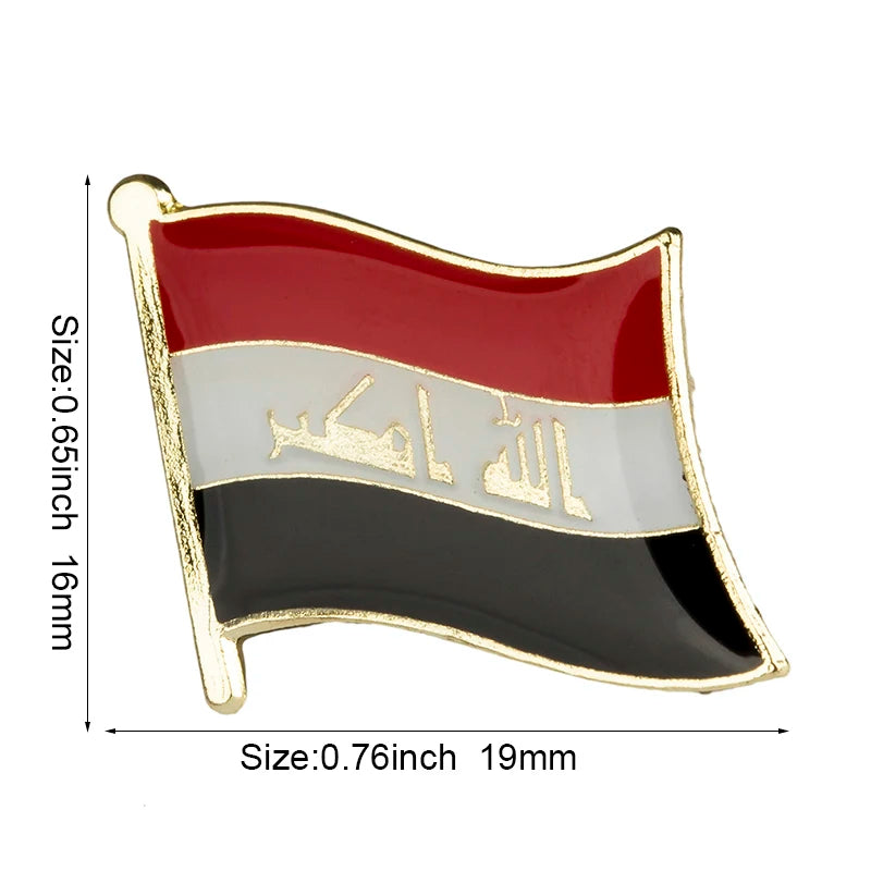 Flag Pins Country Flag Badge Flag Brooch National Flag Lapel Pin International Travel Pins Collections