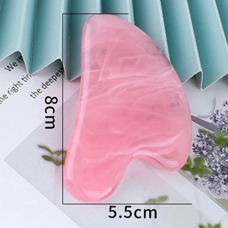 Scraping Massage Tools Natural Resin GuaSha Facial Beauty Firm Skin Care Face Gua Sha SPA Physical Therapy Gue Che 마사지