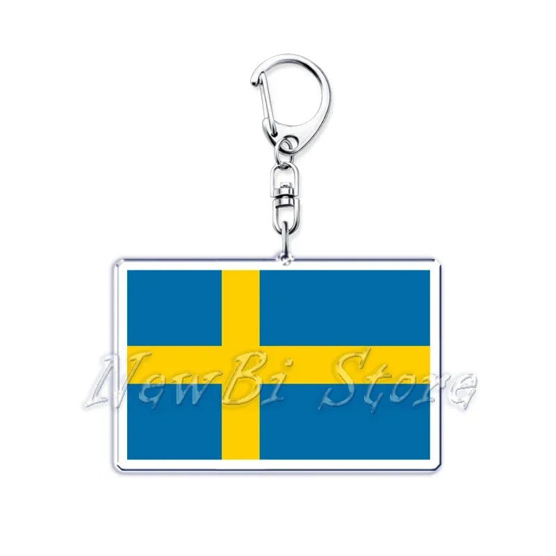 Country Flags Key Chain Keychains Ring for Accessories Bag Pendant American Britain Korean Korean Keyring Jewelry Fans Gifts