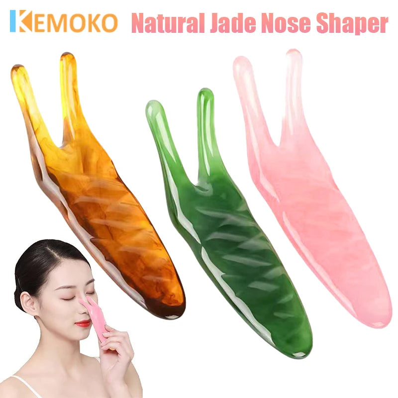 Face Lifting Guasha Scraping Massage Facial Tools Massage Plate Reduce Puffiness Nose Lifting Nose Massager Guasha Scraping Care
