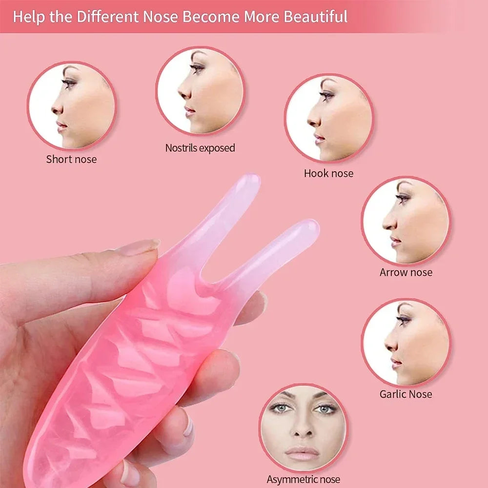 Face Lifting Guasha Scraping Massage Facial Tools Massage Plate Reduce Puffiness Nose Lifting Nose Massager Guasha Scraping Care