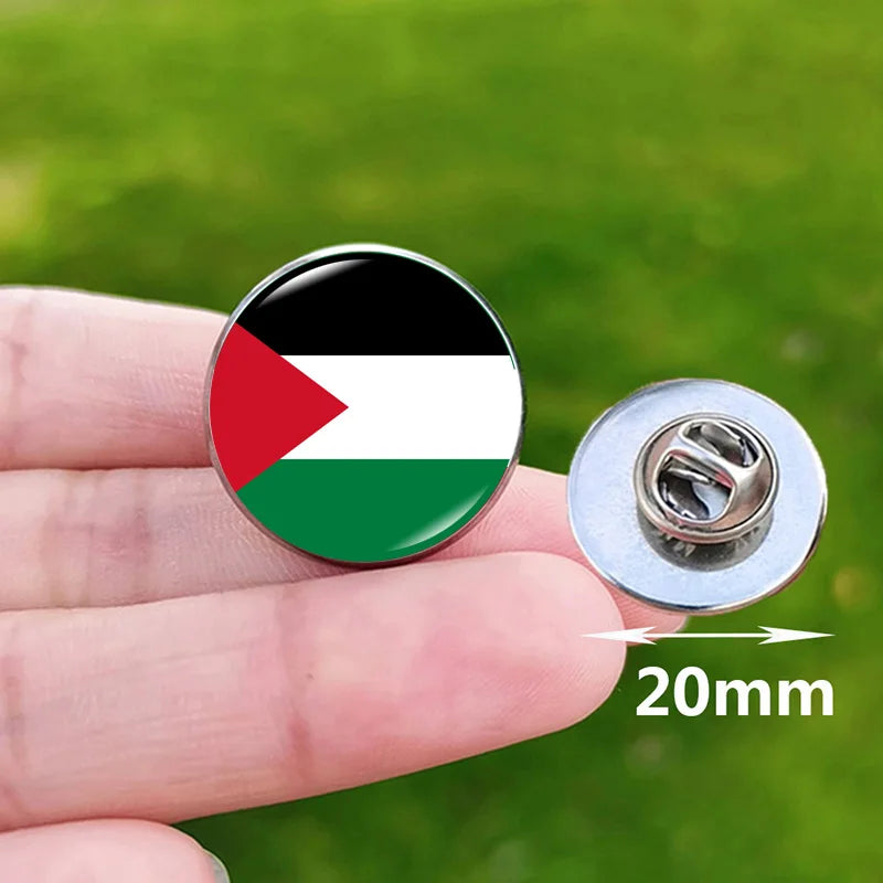 2024 National Flag Pin Serbia France Spain Uruguay Croatia Chile Romania Netherlands Switzerland Brazil Football Brooch Gift