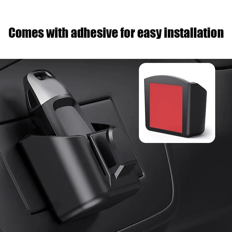 Car Dashboard Key Storage Box Reusable Back Adhesive Organizer Box Anti-Slip Dashboard Organizer Car Stowing Tidying Accessorie