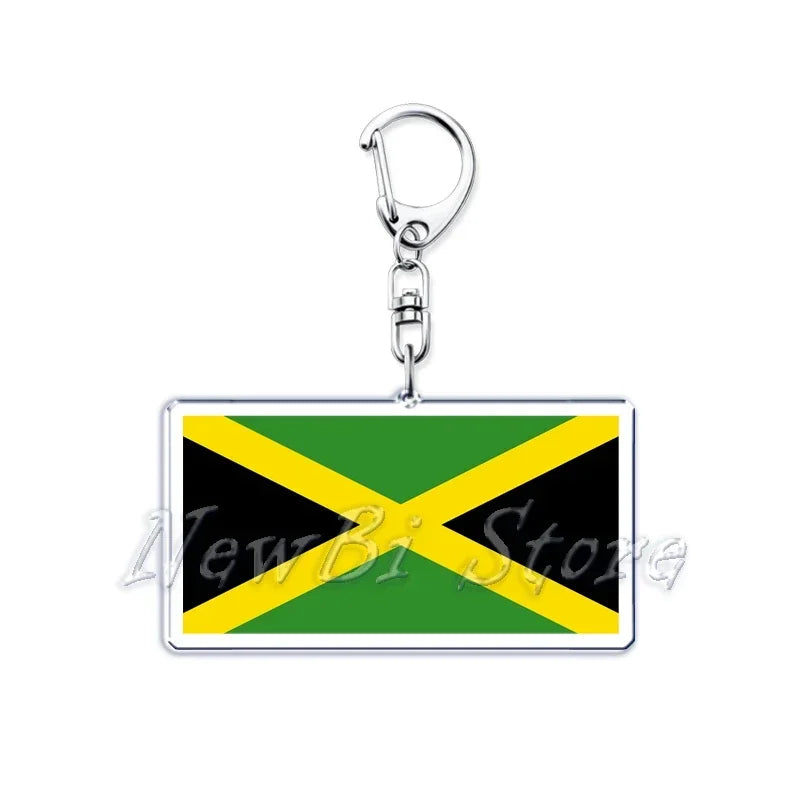 Country Flags Key Chain Keychains Ring for Accessories Bag Pendant American Britain Korean Korean Keyring Jewelry Fans Gifts