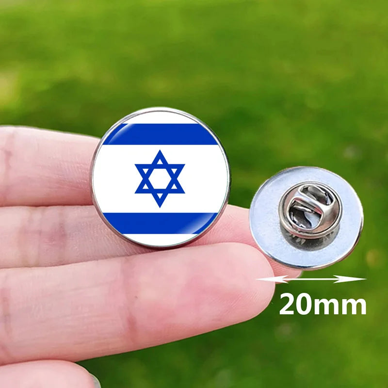 2024 National Flag Pin Serbia France Spain Uruguay Croatia Chile Romania Netherlands Switzerland Brazil Football Brooch Gift