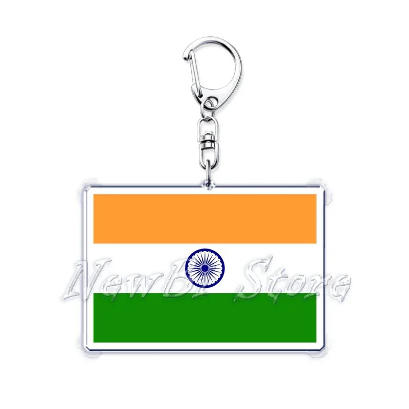 Country Flags Key Chain Keychains Ring for Accessories Bag Pendant American Britain Korean Korean Keyring Jewelry Fans Gifts