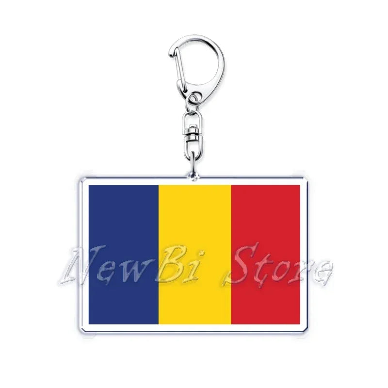 Country Flags Key Chain Keychains Ring for Accessories Bag Pendant American Britain Korean Korean Keyring Jewelry Fans Gifts