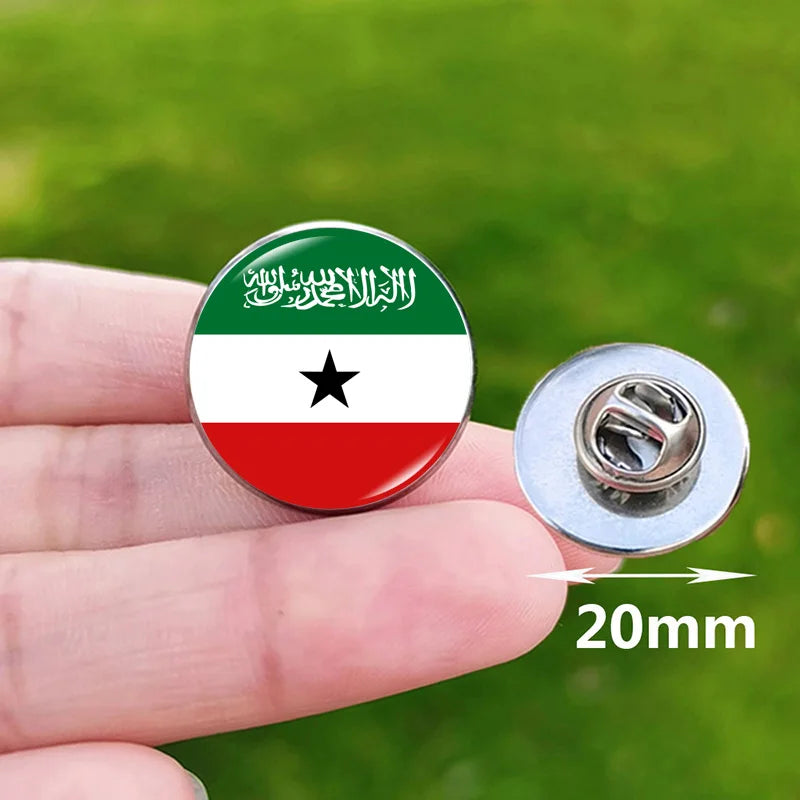 2024 National Flag Pin Serbia France Spain Uruguay Croatia Chile Romania Netherlands Switzerland Brazil Football Brooch Gift